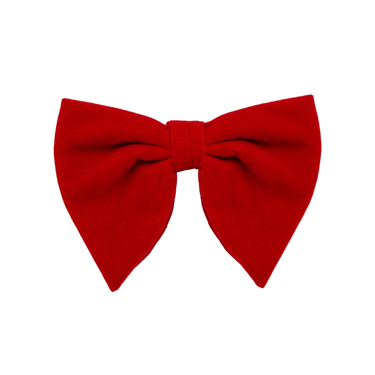 Velvet Semi-Butterfly Bow Tie