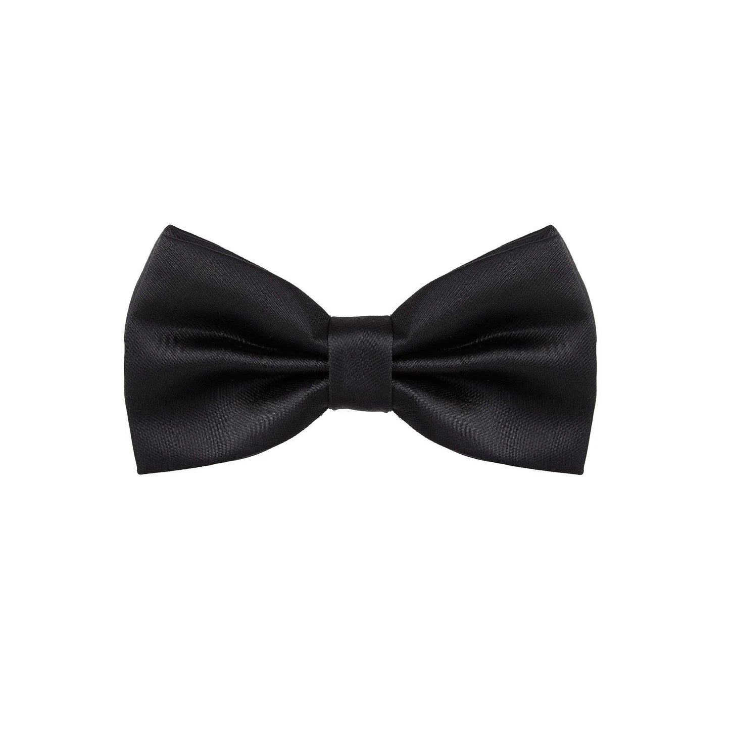 Black Silk Half-Butterfly Bow Tie