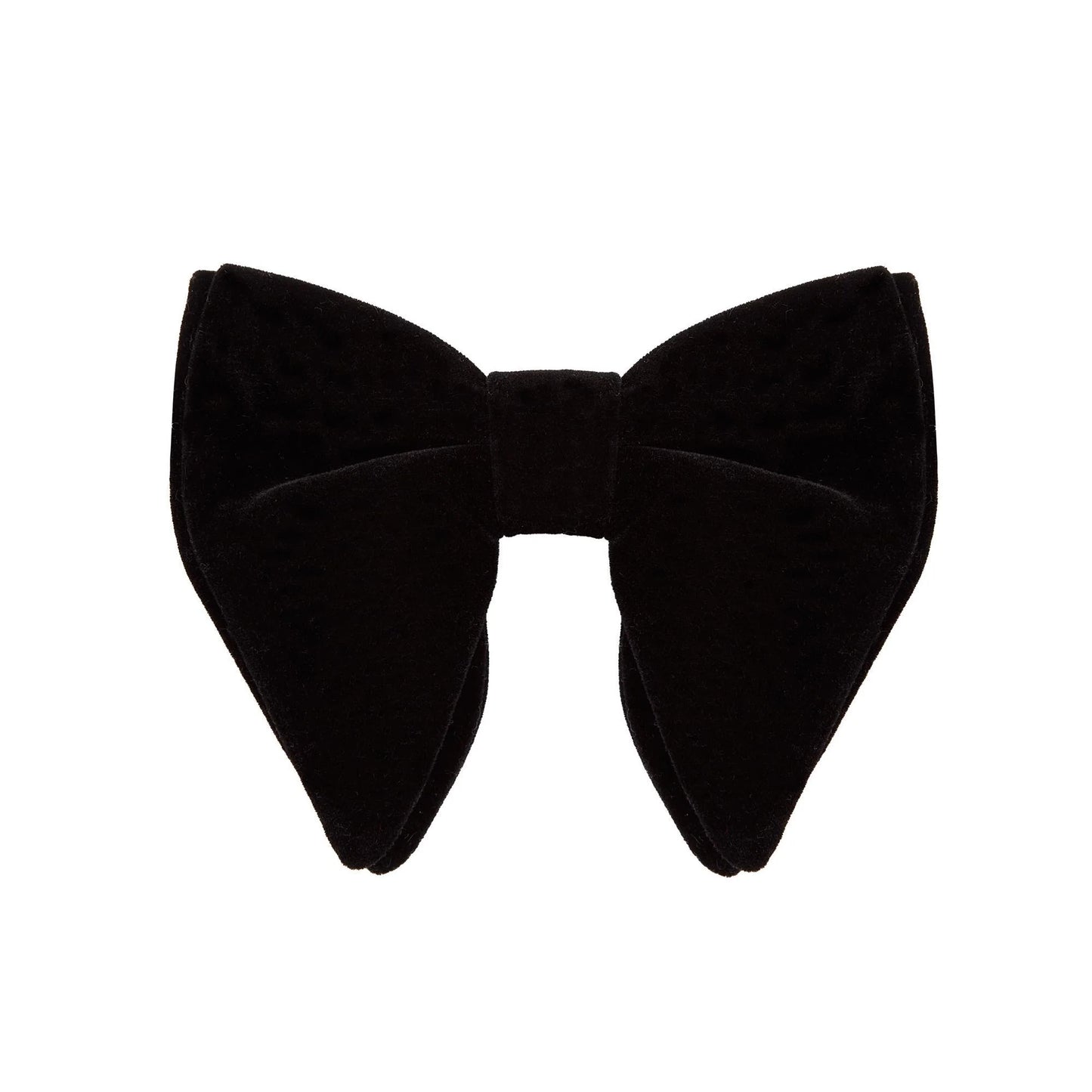 Black Velvet Butterfly Bow Tie