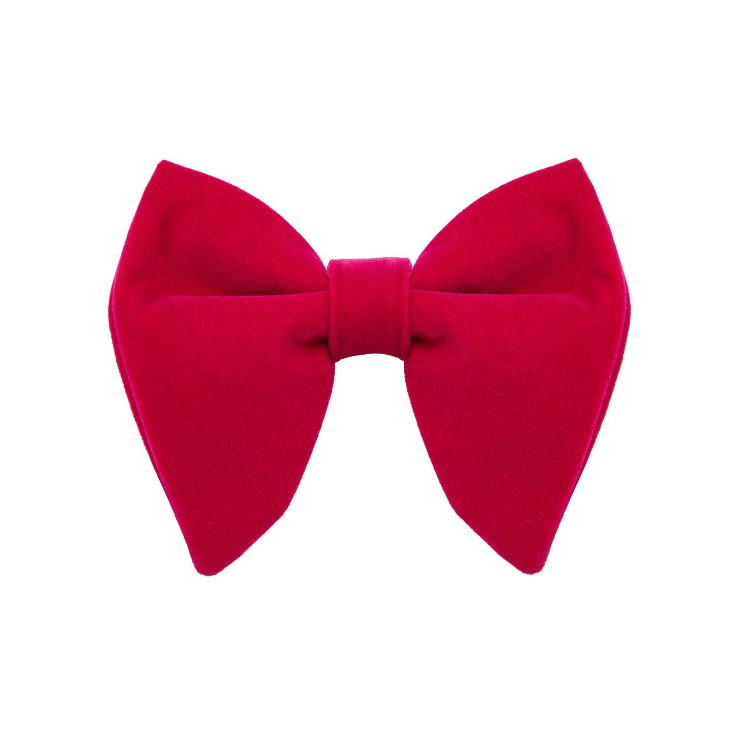Fuchsia Velvet Butterfly Bowtie