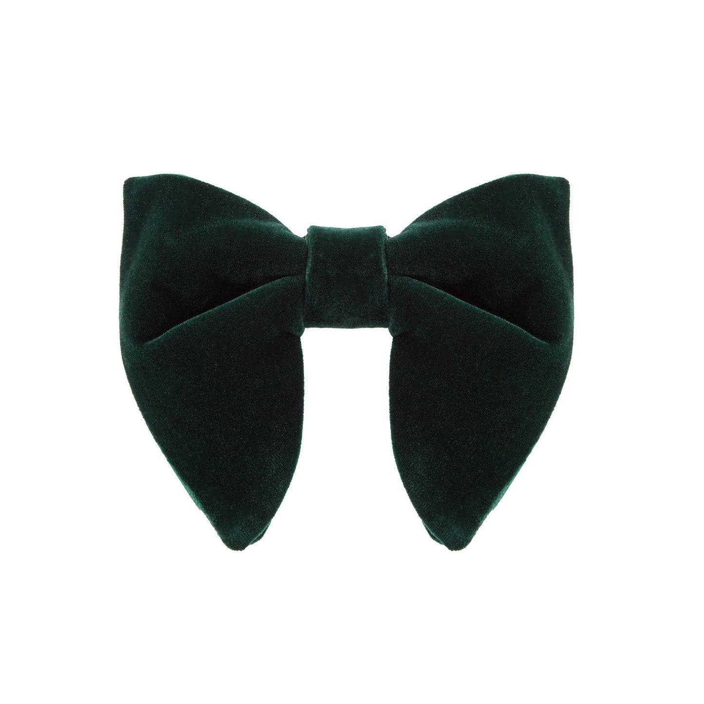 Pine Velvet Bow Tie