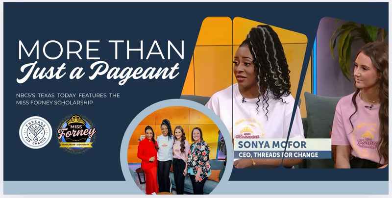 Miss Forney Scholarship Pageant Shines on NBC 5 Texas Today
