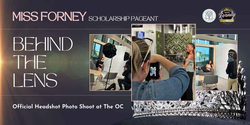 Behind the lens: the Miss Forney Scholarship Pageant headshot session at The OC. — photo 1