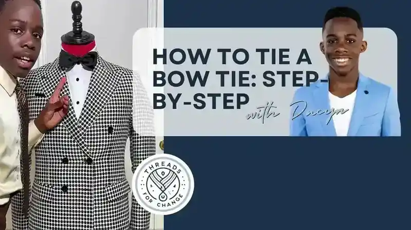 How to tie a bow tie tutorial