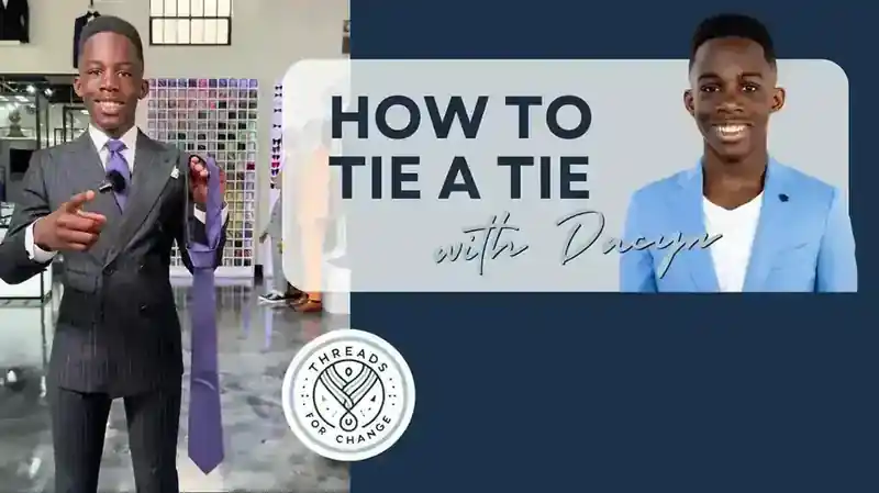 How to tie a tie tutorial