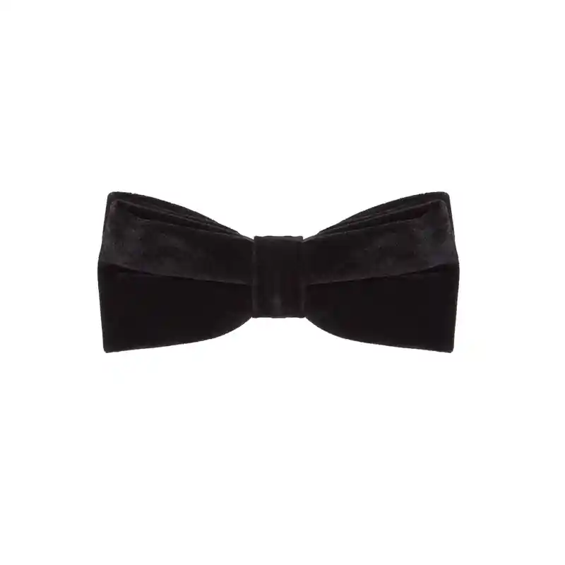 Black Velvet Half-Butterfly Bow Tie