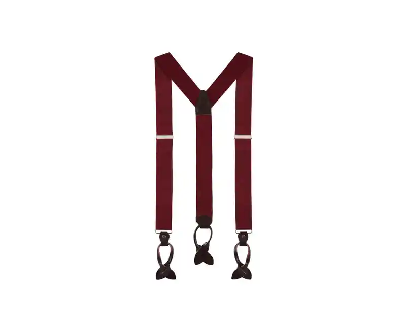 Burgundy Suspenders