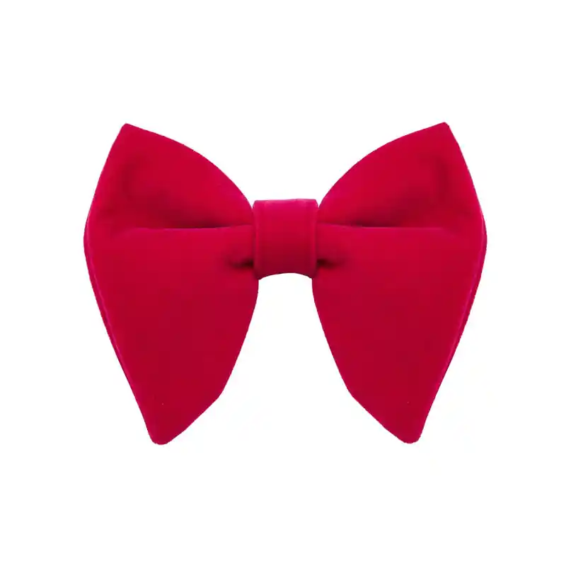 Fuchsia Velvet Butterfly Bowtie