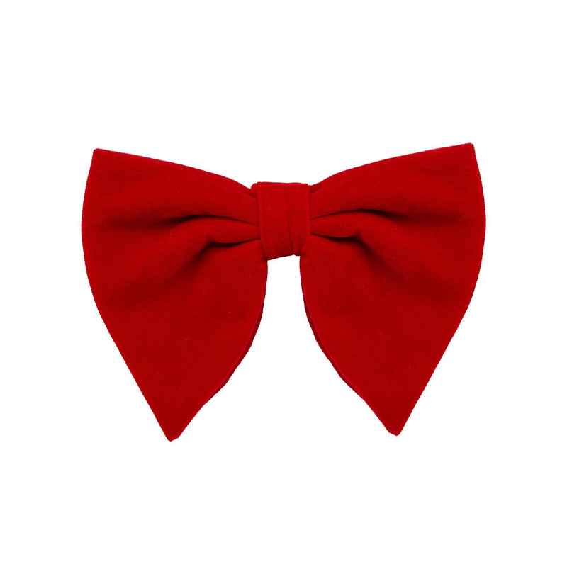 Velvet Semi-Butterfly Bow Tie — photo 2