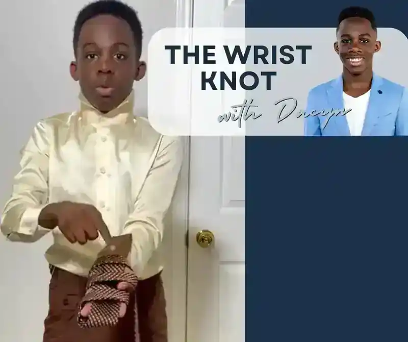 The wrist knot tutorial