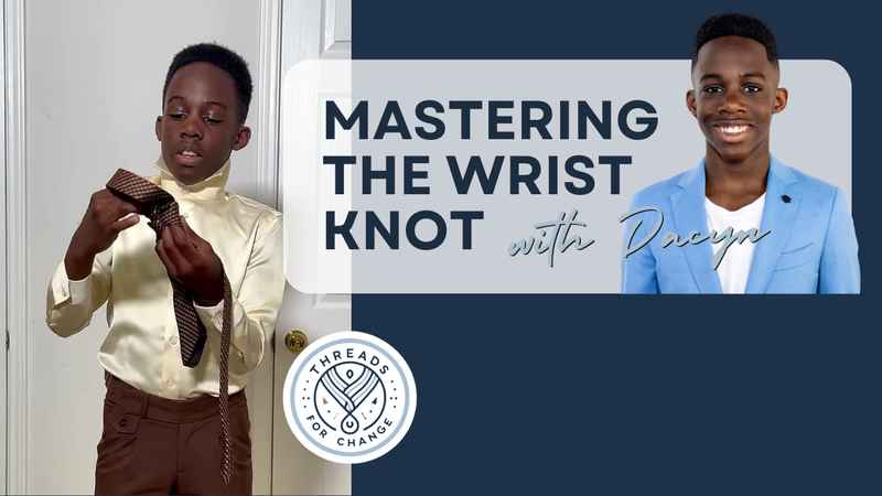 The wrist knot is a technique that brings precision and style to tie tying.