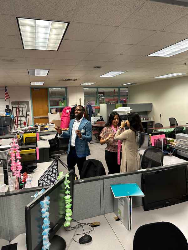 A gallery of students at the Dress for Success initiative gaining professional attire and career readiness skills at Townview High School, Dallas ISD. — photo 5