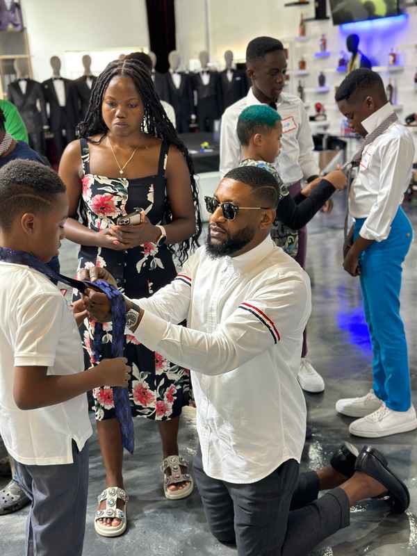 A gallery featuring participants engaging in the Dress for Success initiative, gaining professional attire and career preparation skills at the first monthly Dress-Up Discovery workshop. — photo 2