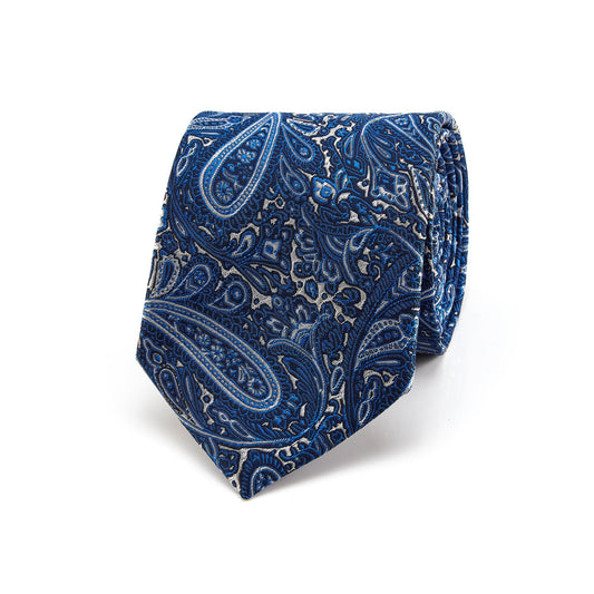 Blue Paisley Tie