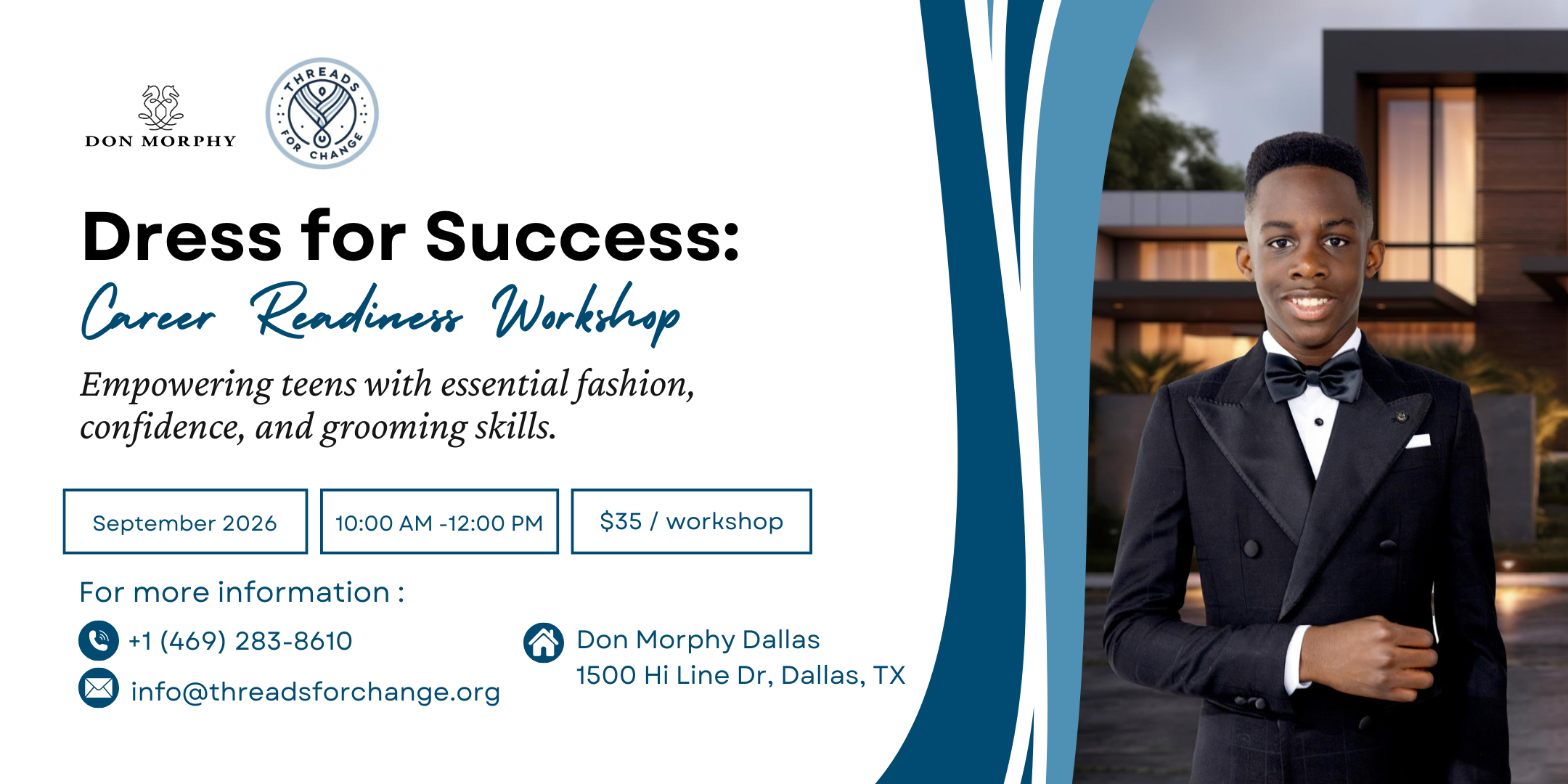 Dress for Success: Monthly Career Readiness Workshop
September 19, 2026