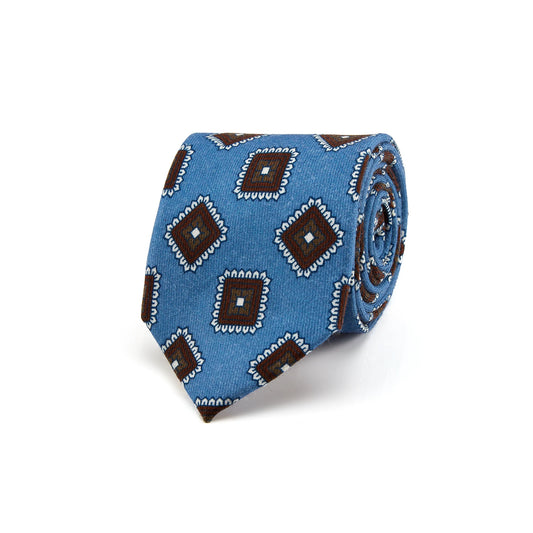 Patterned Wool Tie