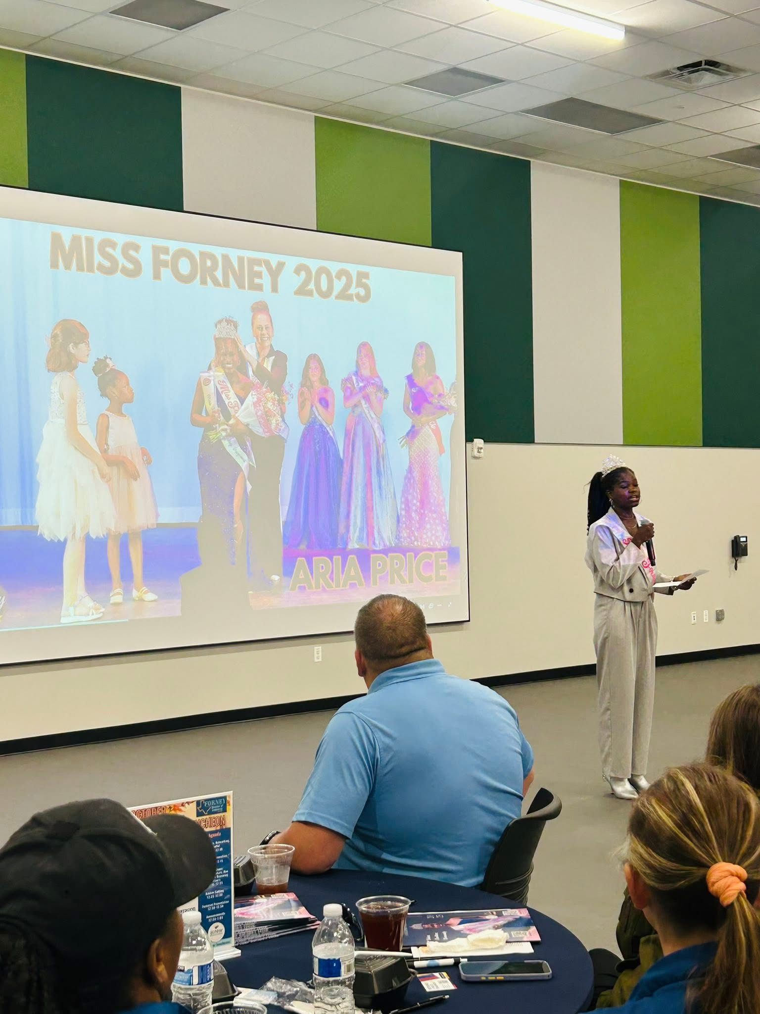 Highlighting the Miss Forney Scholarship Pageant