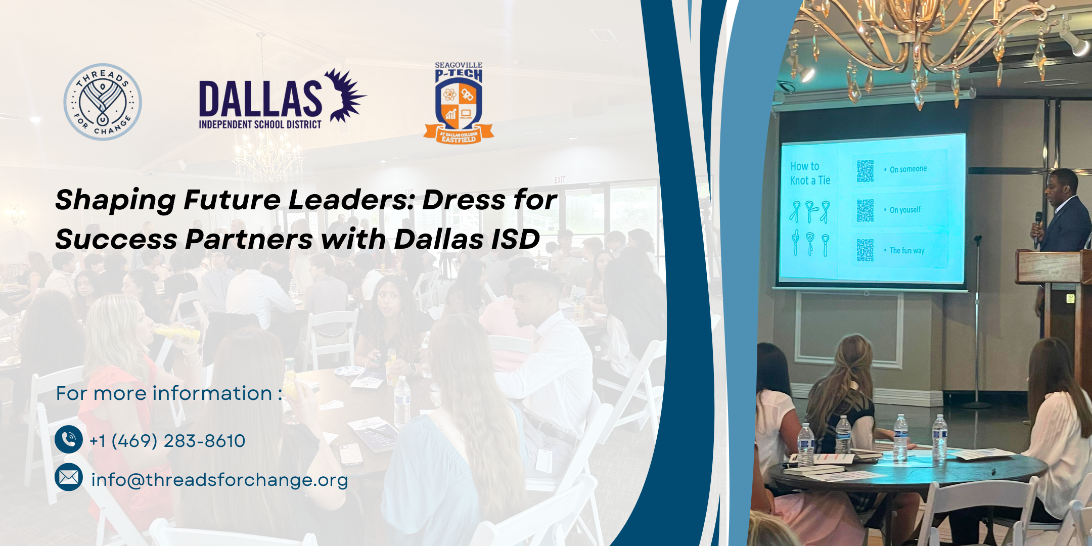 Dress for Success: School Partnership Presentation
Seagoville P-Tech, Dallas ISD